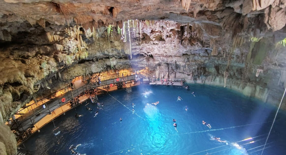 visit a cenote in Yucatan